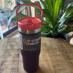 Stanley Plum & Orange Flip Straw Tumbler